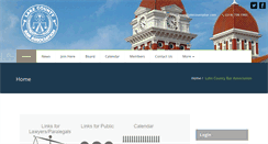 Desktop Screenshot of lakecountybar.com